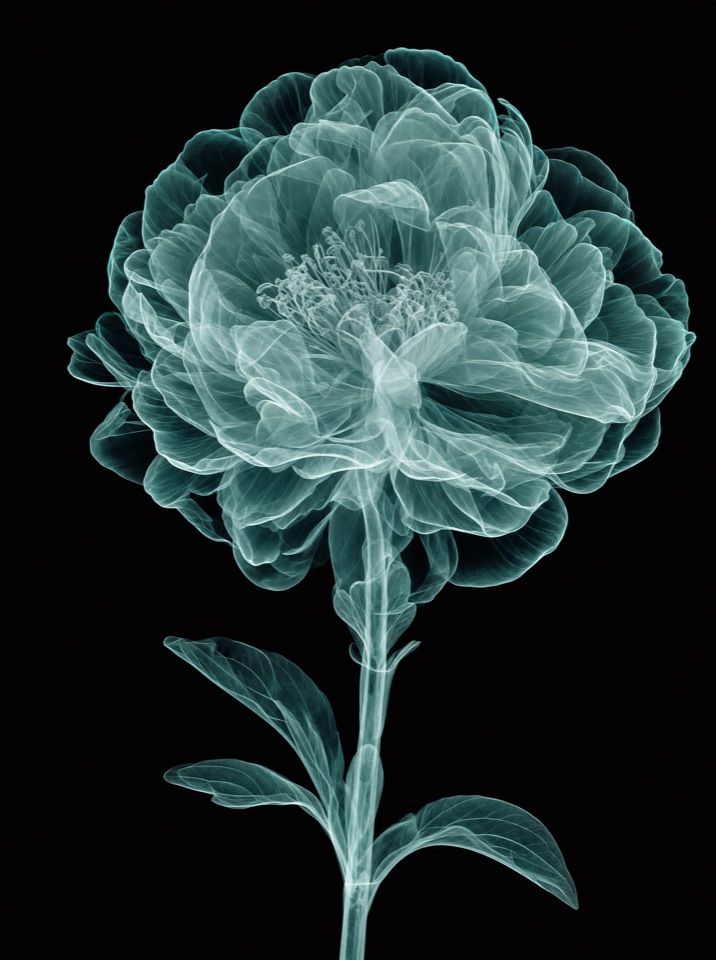 X-ray peony plate